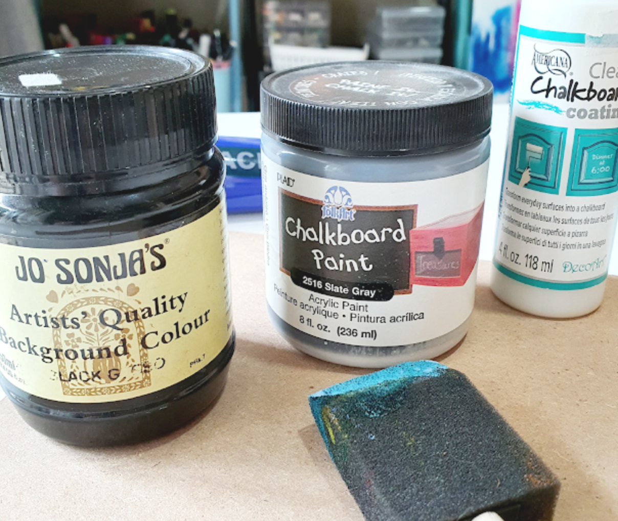 Craft Tips for Using Chalkboard Paint and Mediums